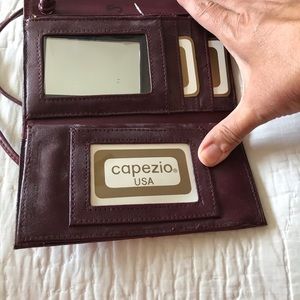 CAPEZIO LEATHER CLUTCH